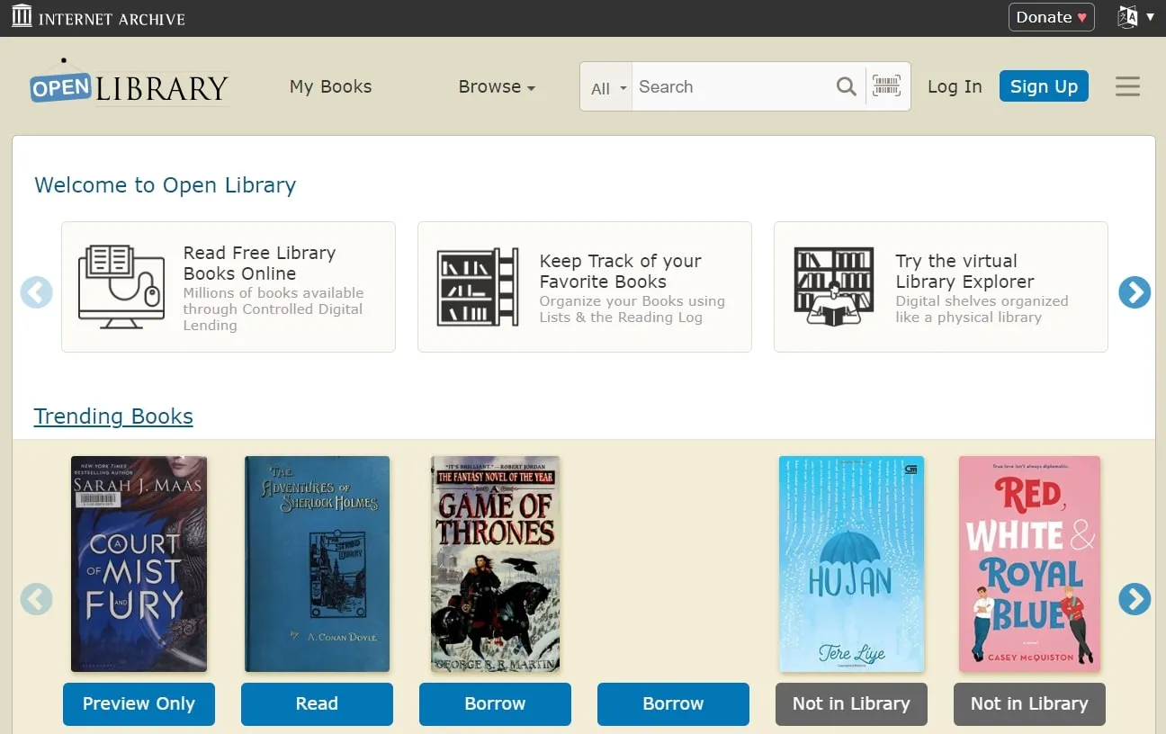 free pdf download websites open library