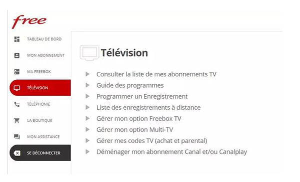 Gestion Des Appareils Connectés Freebox