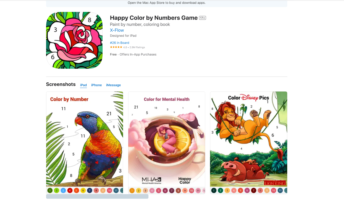 Happy Color by Numbers Game