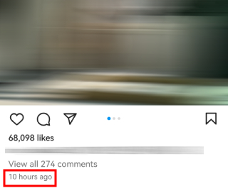 Vérifier l'heure de publication sur Instagram