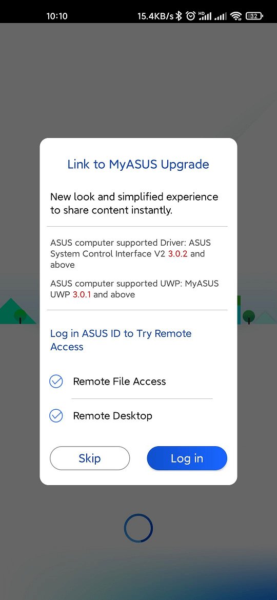 log into MyASUS account phone