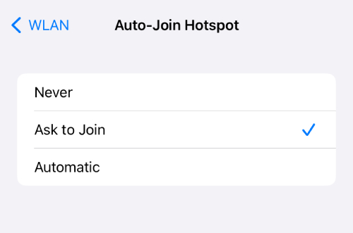 ask to join hotspot