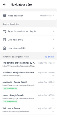 Navigation Securisée AirDroid