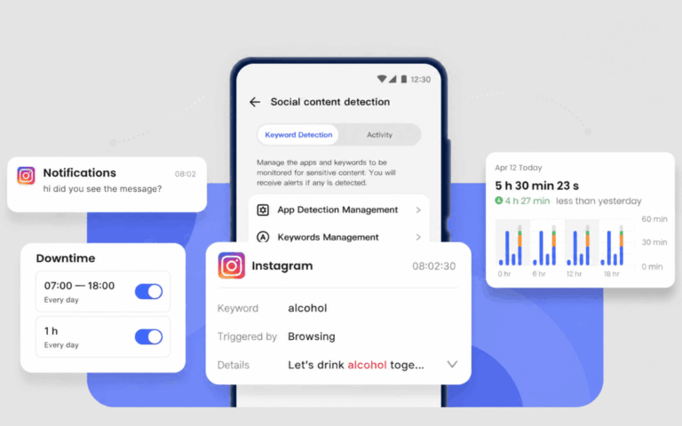 AirDroid ile çocukları Instagram'da koruma