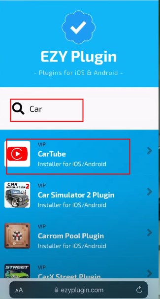 search cartube