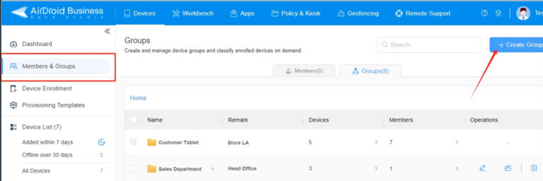 set groups and members mdm 768x256