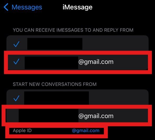 Apple ID for iMessage