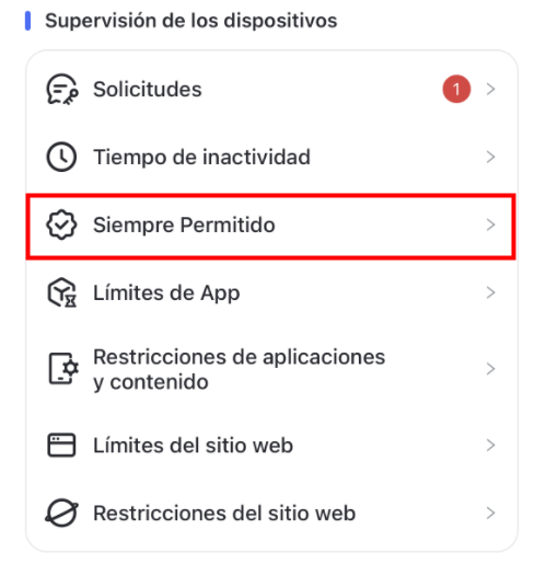 Siempre Permitidos para iPhone