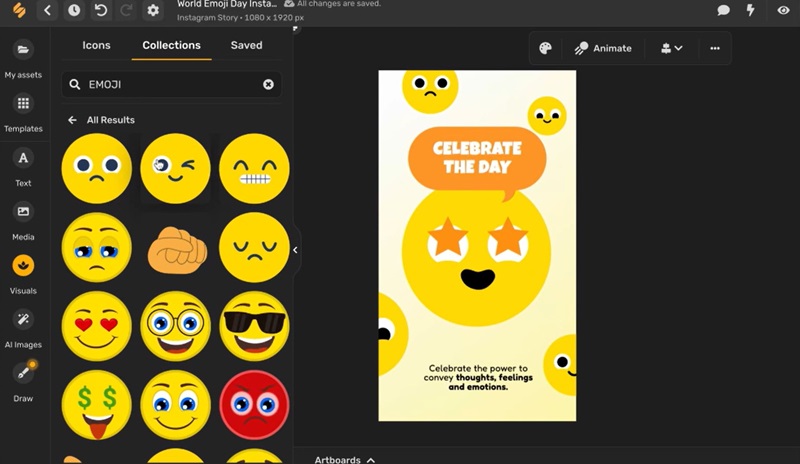 Aimplified AI emoji maker