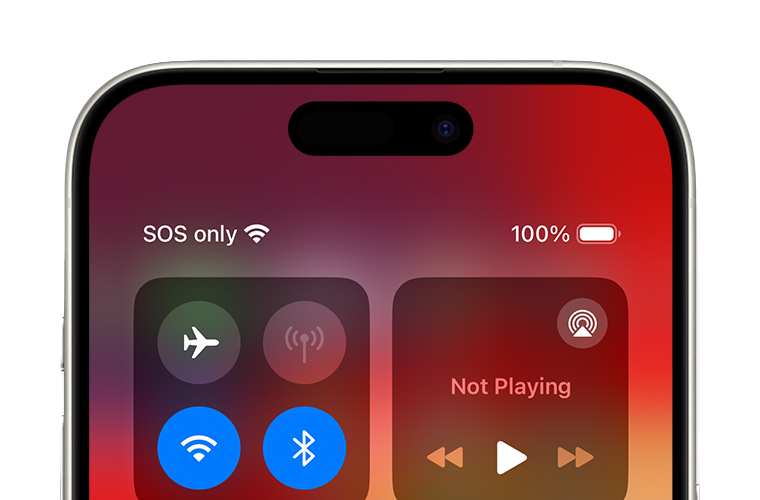 SOS only on iPhone meaning