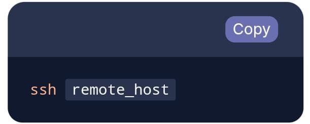 SSH host