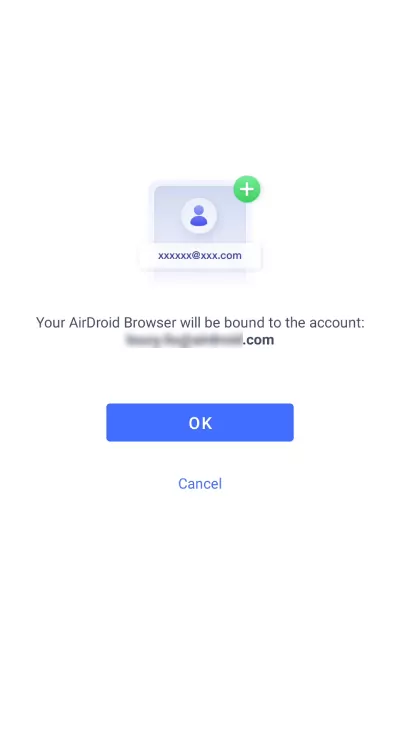 Binding AirDroid Browser