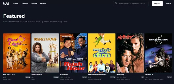 tubi free movies