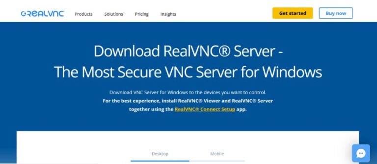 upgrade VNC viewer on its official site