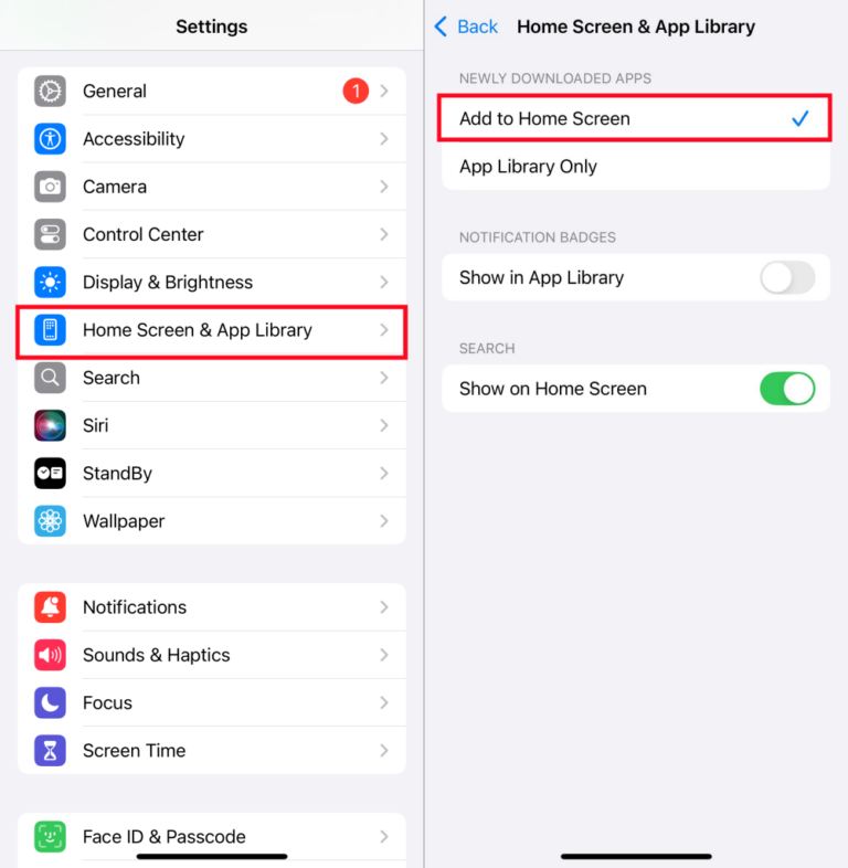 add new apps to iPhone Home screen