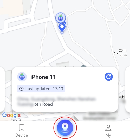 AirDroid iPhone用位置情報トラッカー