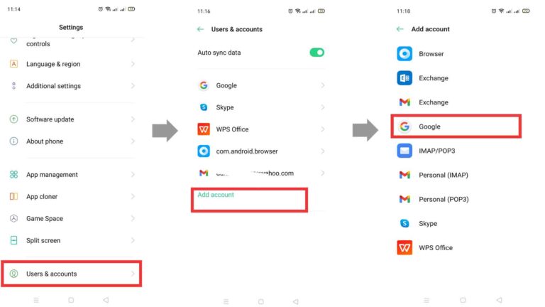 add a google account in phone settings to start tracking your android device