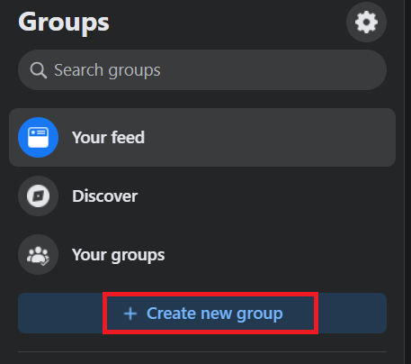 Create new group