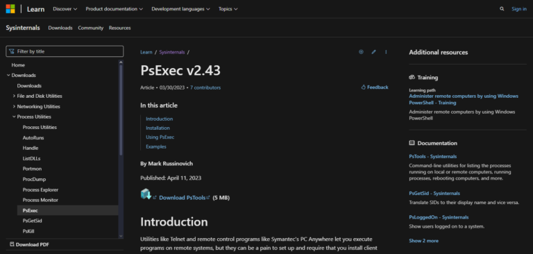 download PsExec