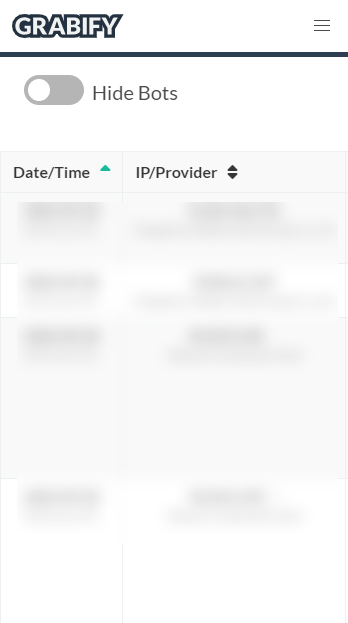 Grabify IP logger result