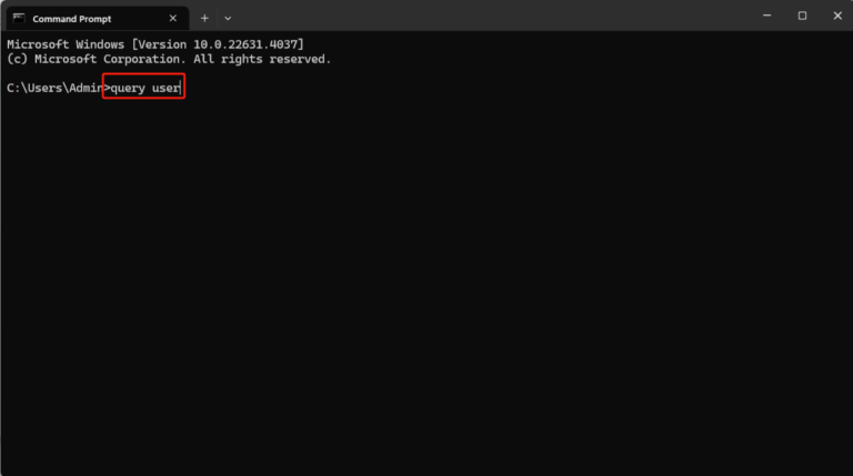 how to end a remote session use command prompt