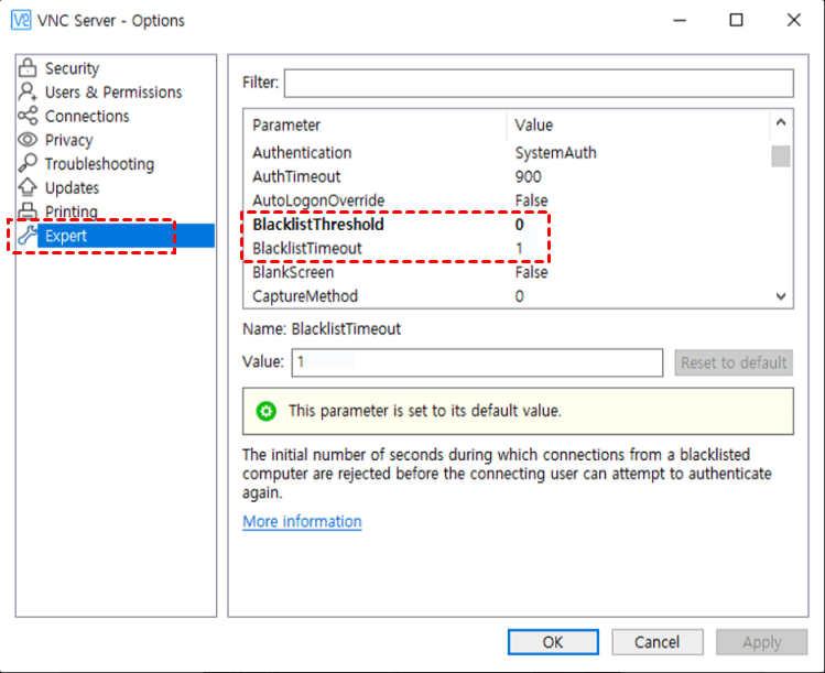 how to fix vnc too many security failure 01