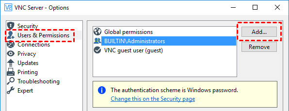 how to fix vnc too many security failure 03