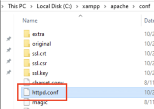 httpd conf file