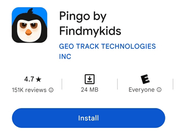 install the companion app Pingo