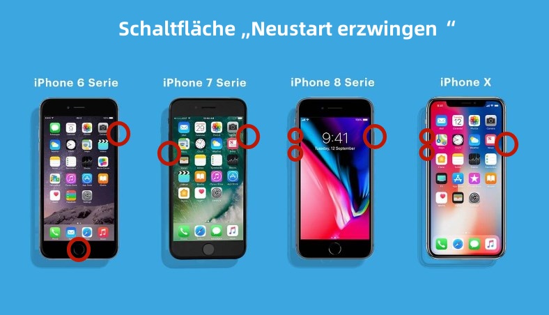 iPhone hart zurücksetzen