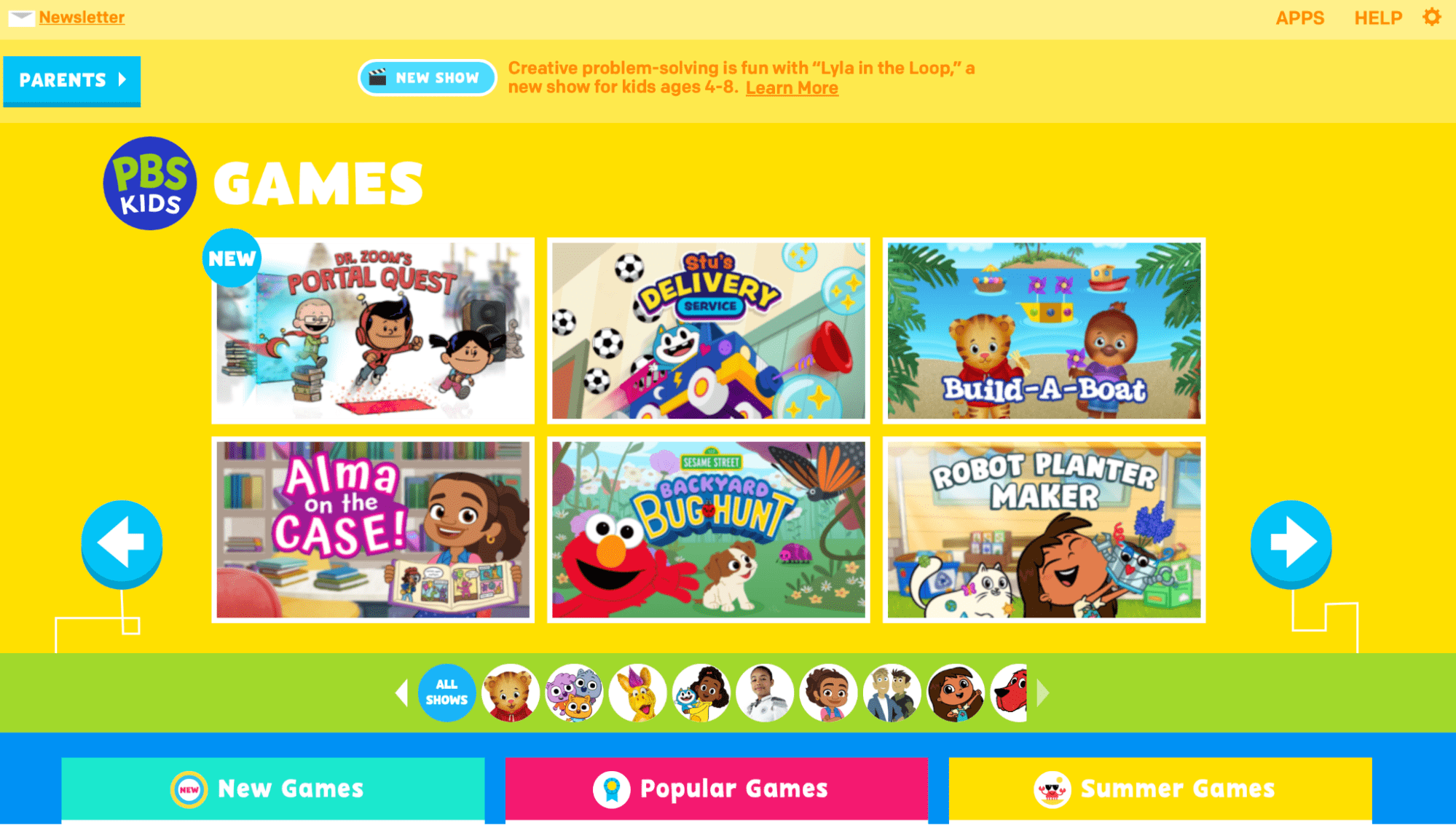 pbs kids games