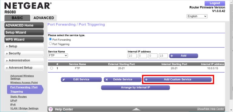 port forwarding