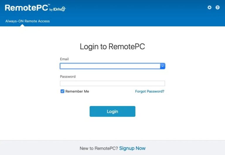 login to remote pc