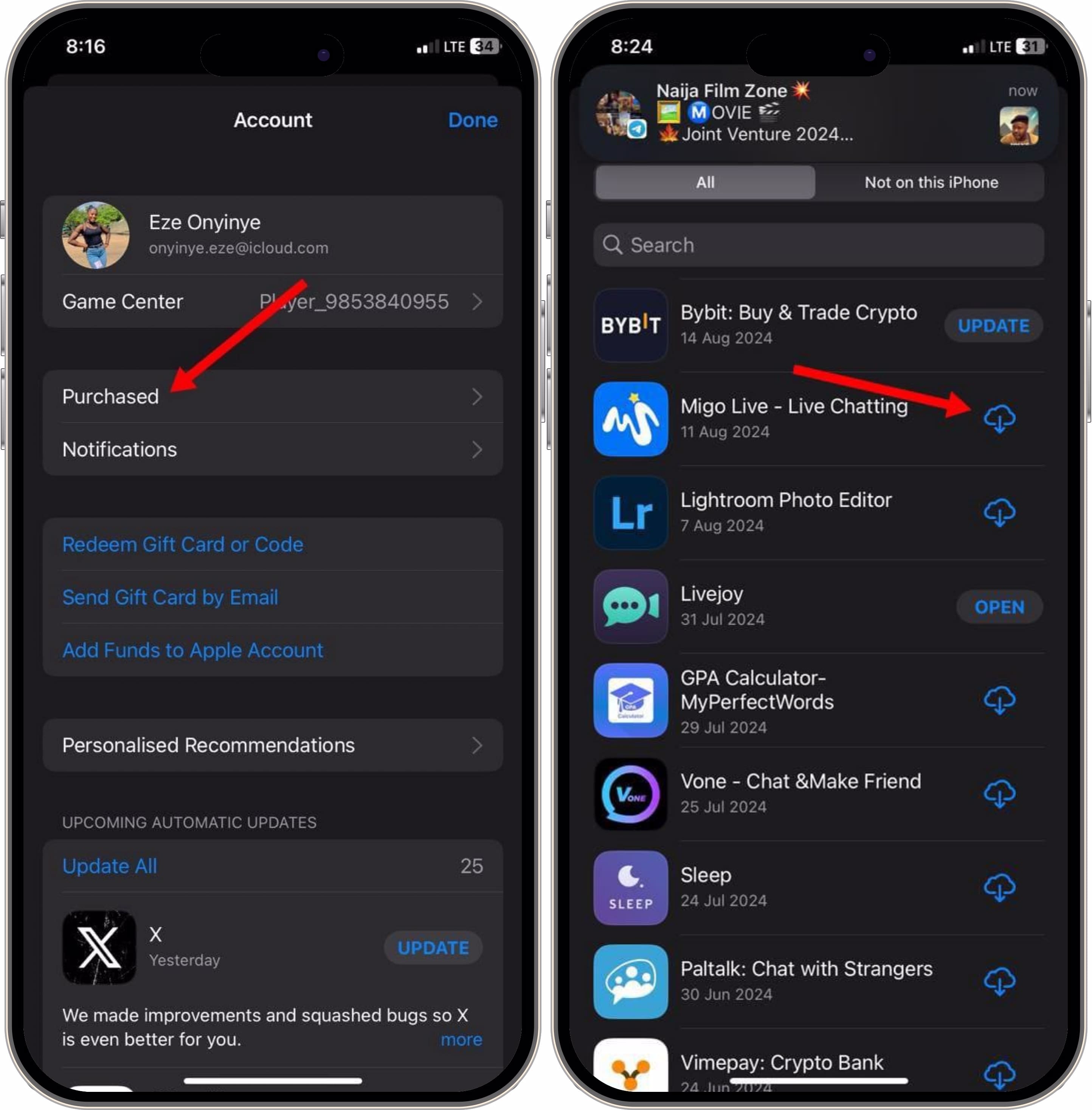 Restaurer les applications récemment supprimées sur iPhone