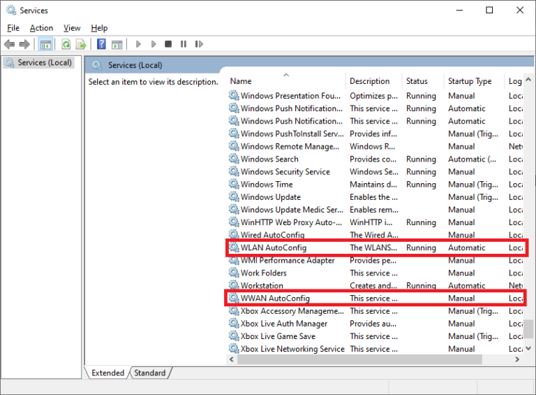 WLAN auto configure