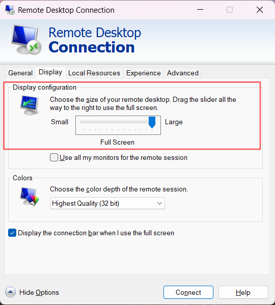 Remote desktop connection 2