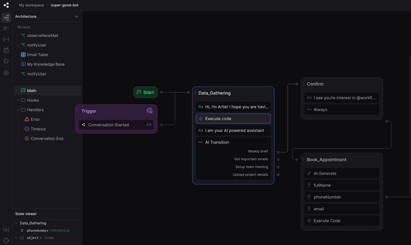 AI chatbot builder Botpress