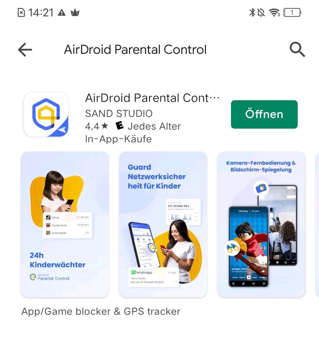 AirDroid Parental Control in Google Play Store