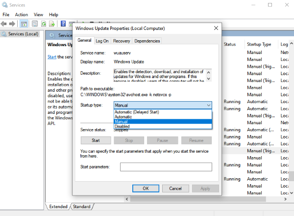 change-windows-upate-startup-to-manual-or-disabled