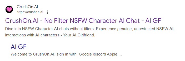 CrushOn AI senza filtri NSFW
