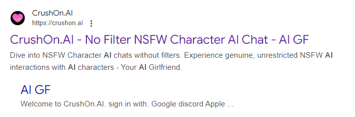 CrushOn AI No NSFW