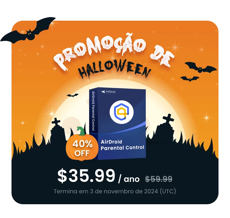 Oferta especial de Halloween do AirDroid