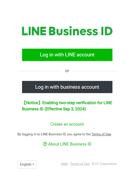 create a LINE Official Account