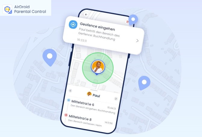 AirDroid Parental Control Standort orten