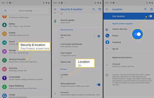 manage location service