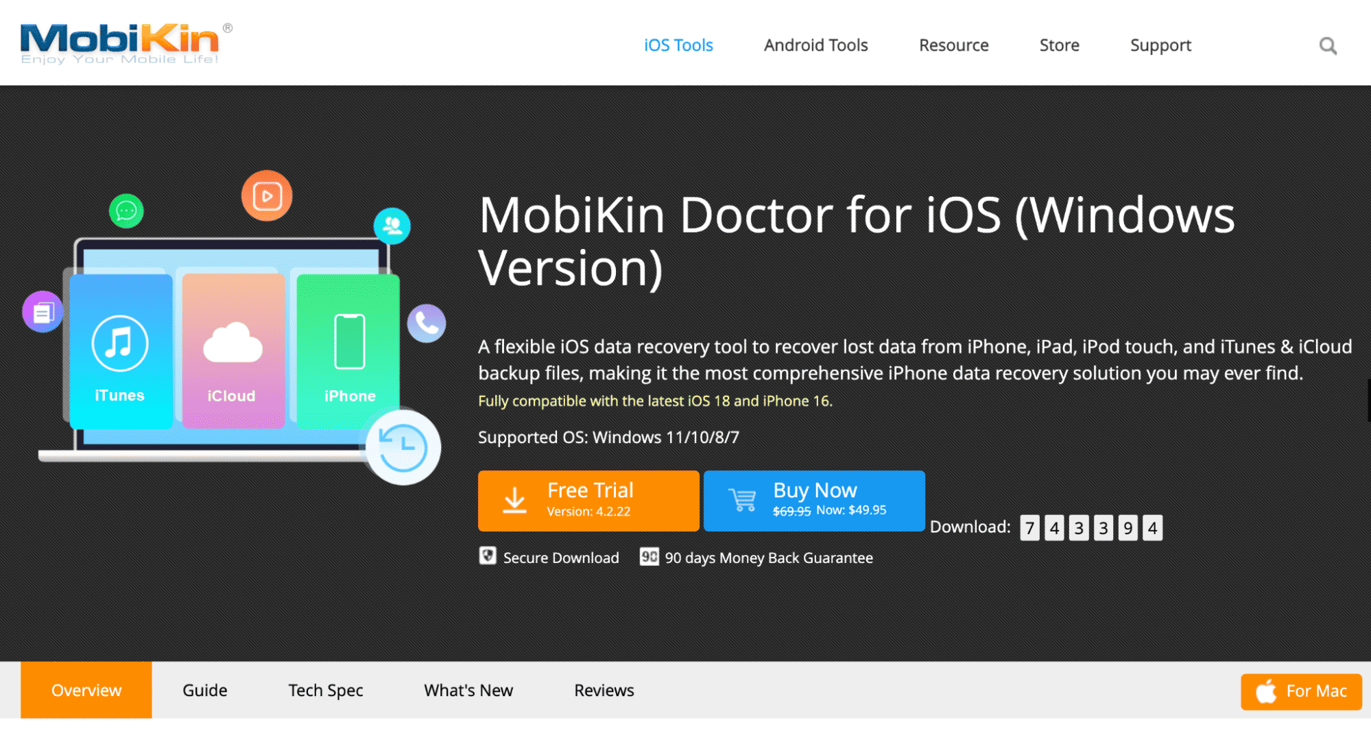 mobikin doctor for iOS data recover