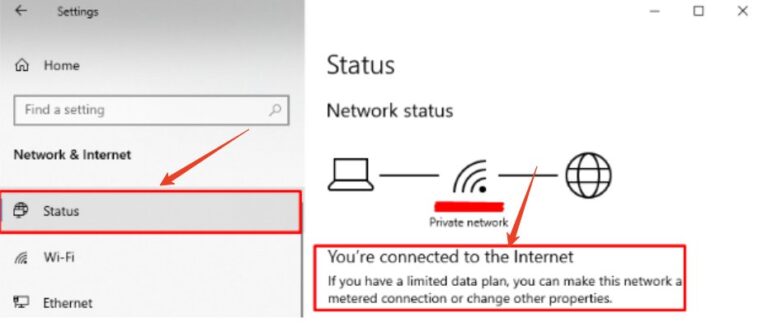 network status