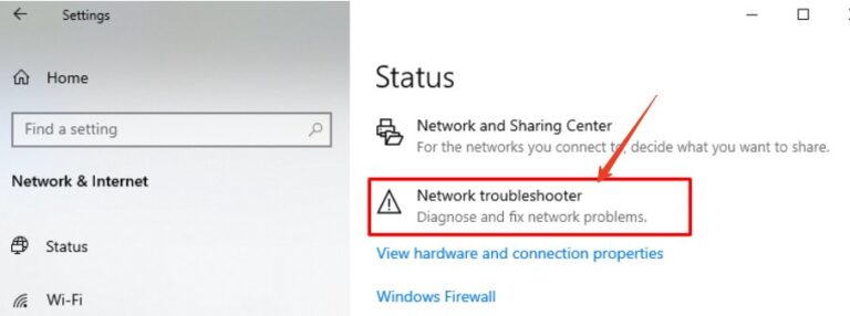 network troubleshooter