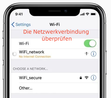 Netzwerkverbindung überprüfen