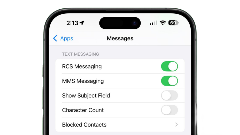 RCS messaging on iOS 18